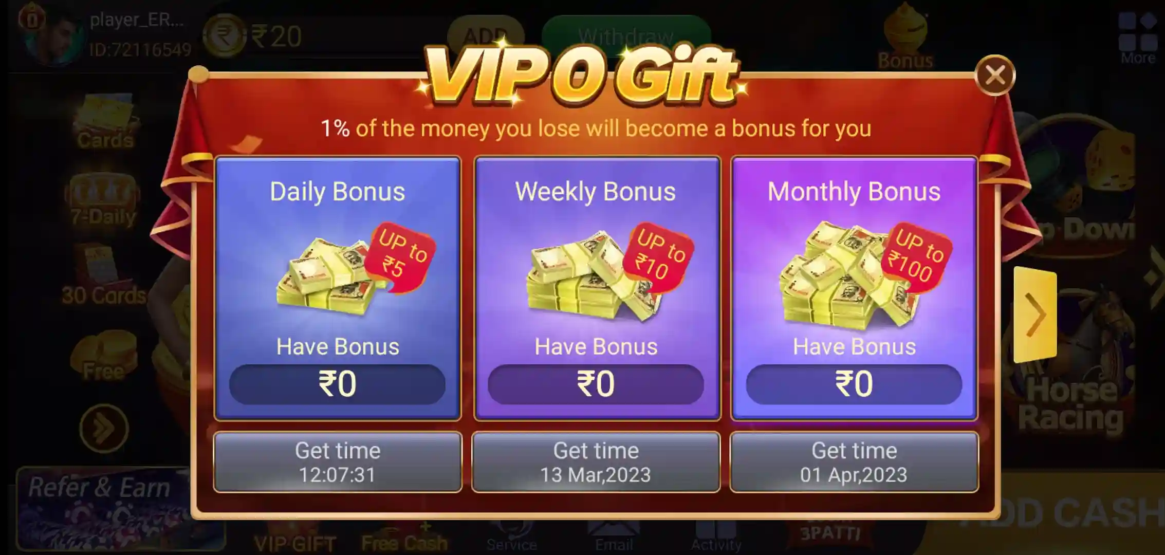 VIP Program - Teen Patti Master APK